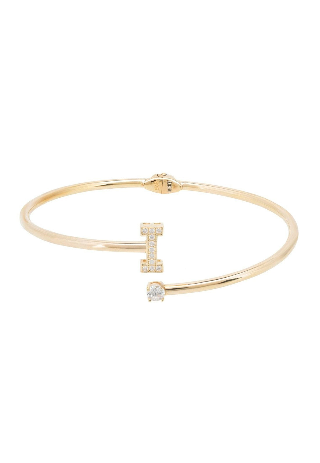 Initial Bangle Gold I