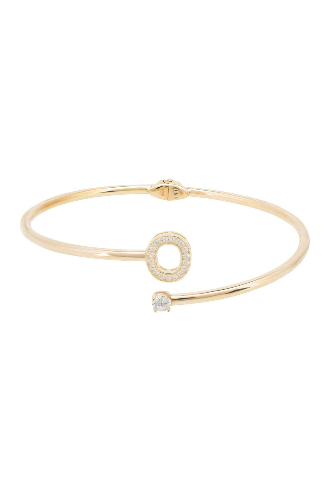 Initial Bangle Gold O