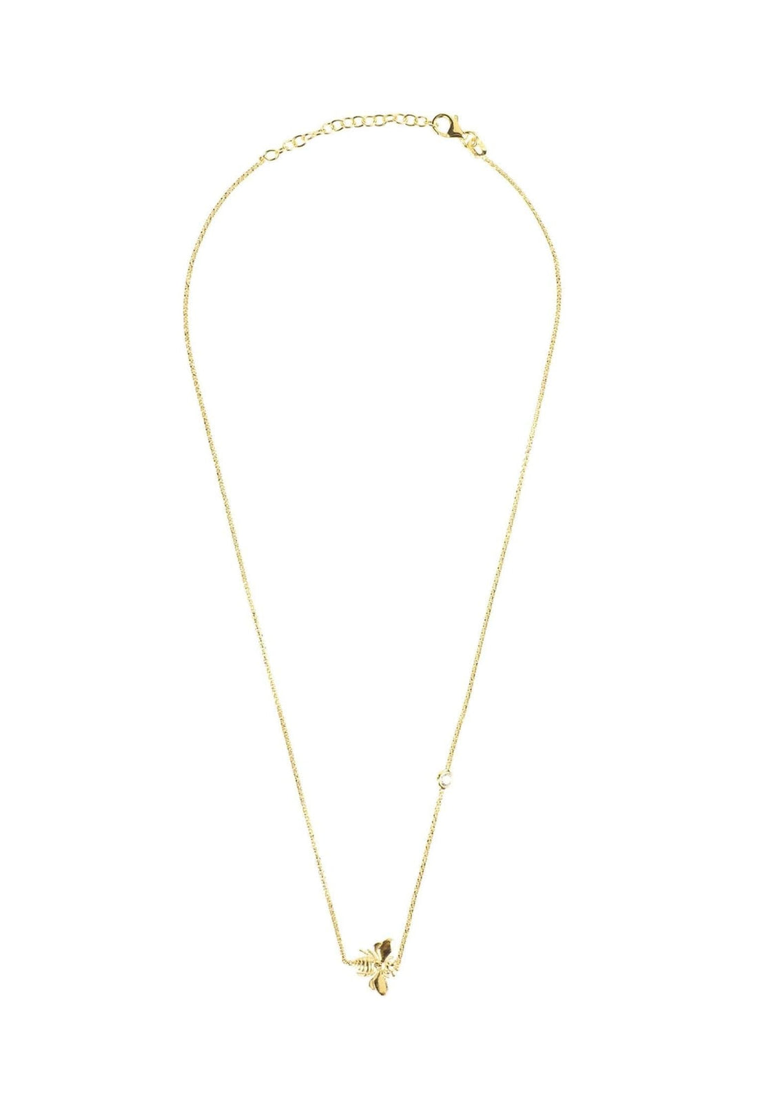 Queen Bee Necklace Gold