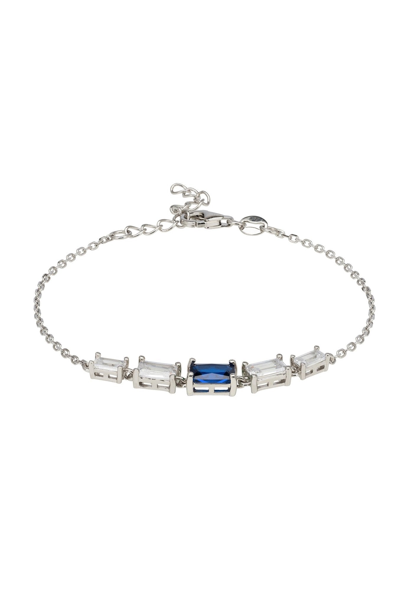 Clara Gemstone Bracelets Silver Sapphire