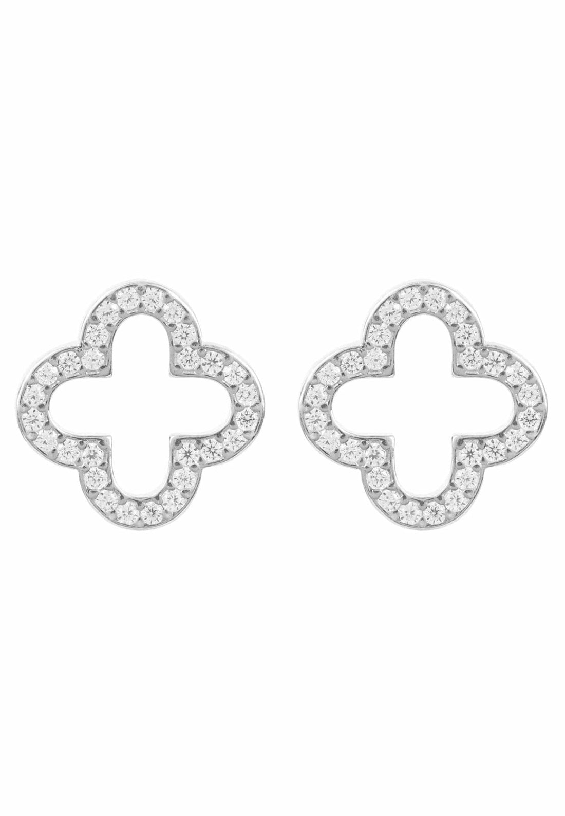 Open Clover Earrings