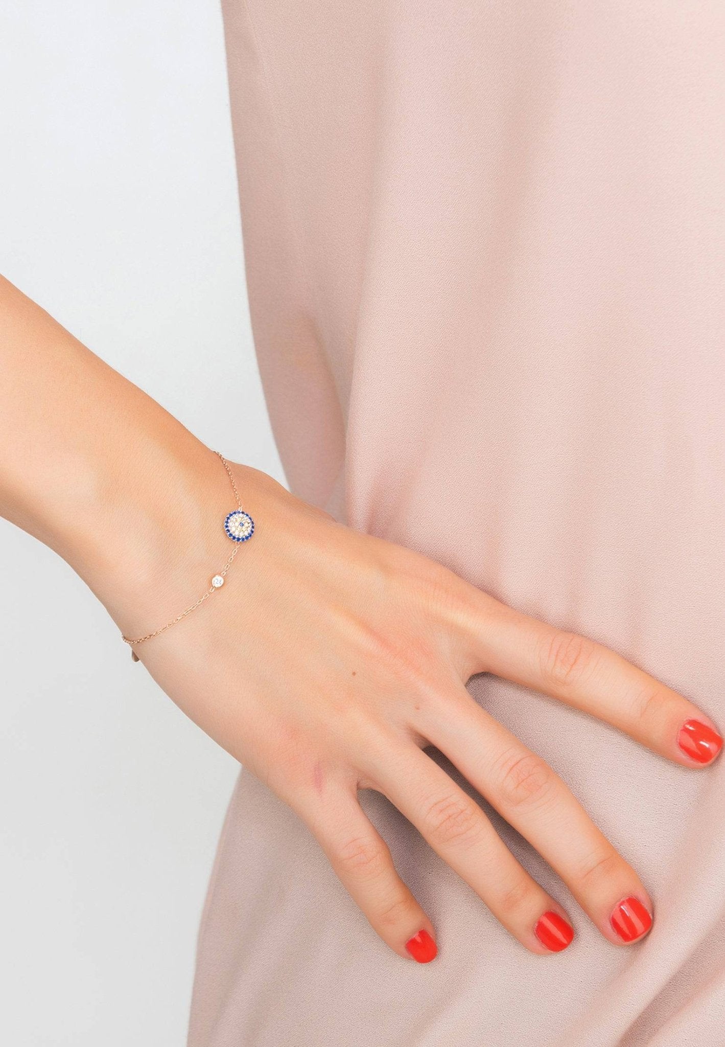 Evil Eye Bracelet Rosegold