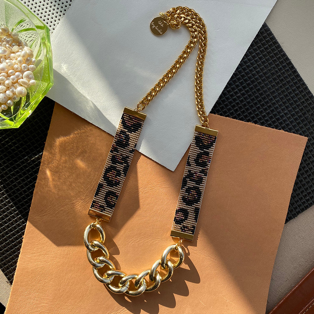 Leopard Print Priestess Necklace