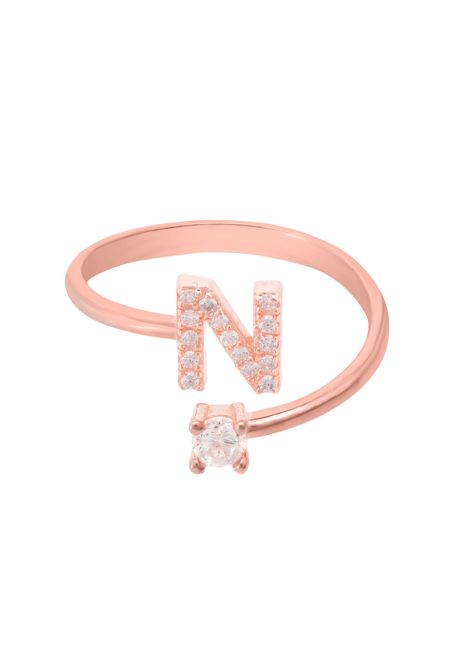 Initial Ring Rosegold N