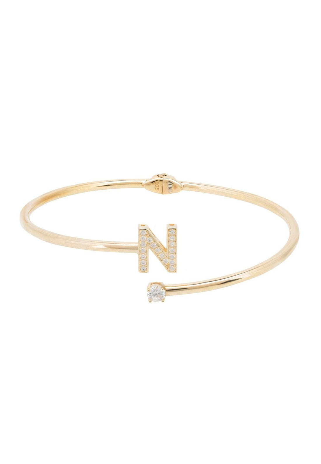 Initial Bangle Gold N