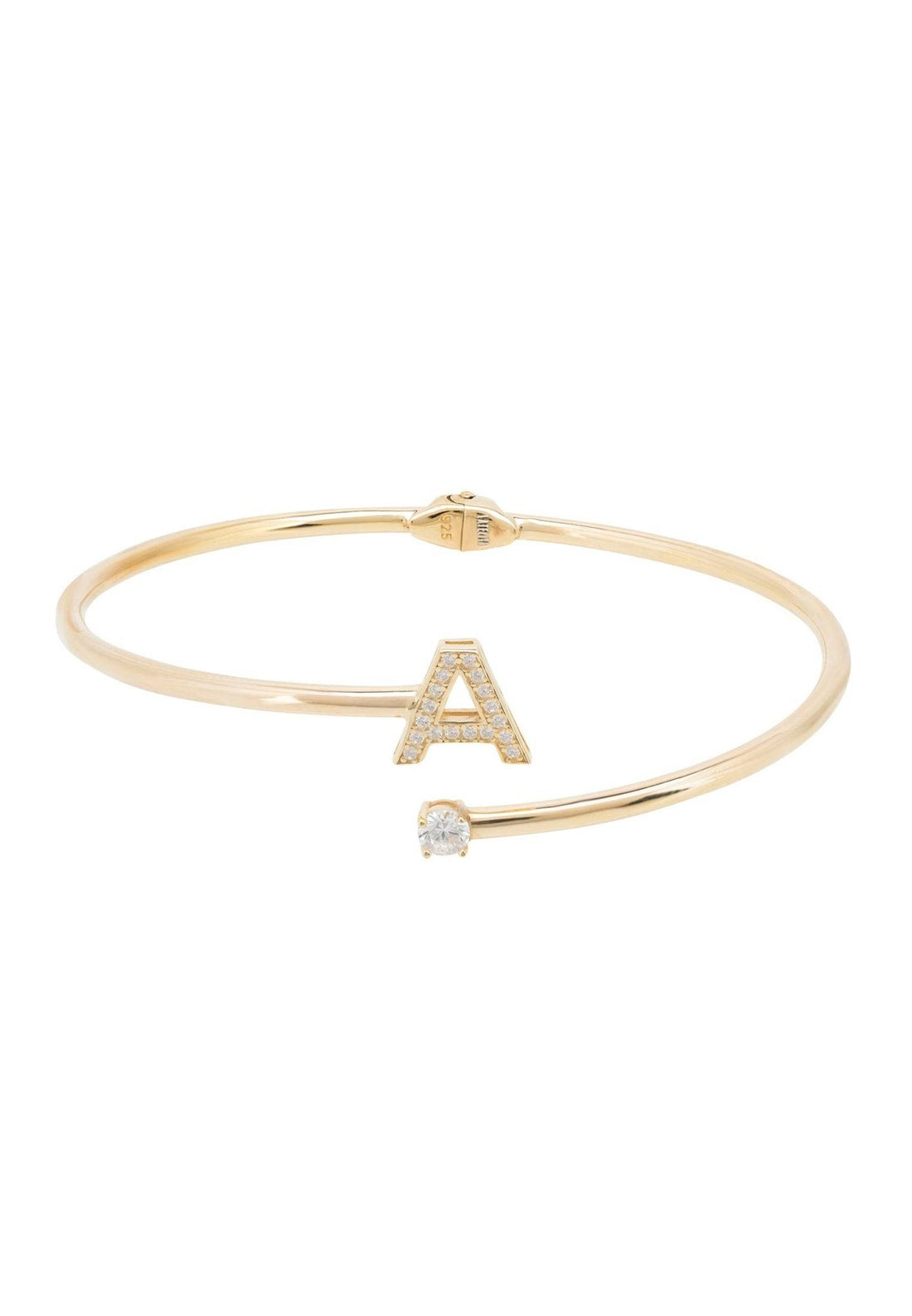 Initial Bangle Gold A