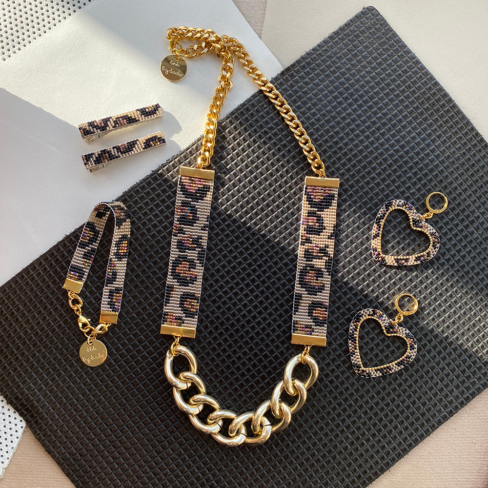 Leopard Print Priestess Necklace