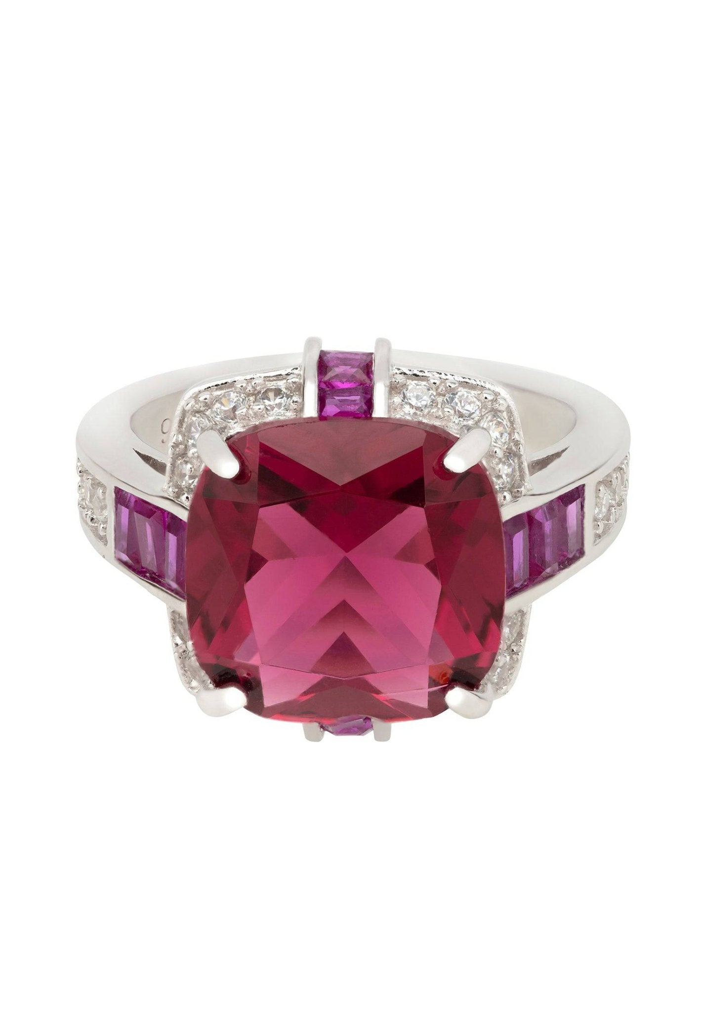 Windsor Silver Ring Ruby