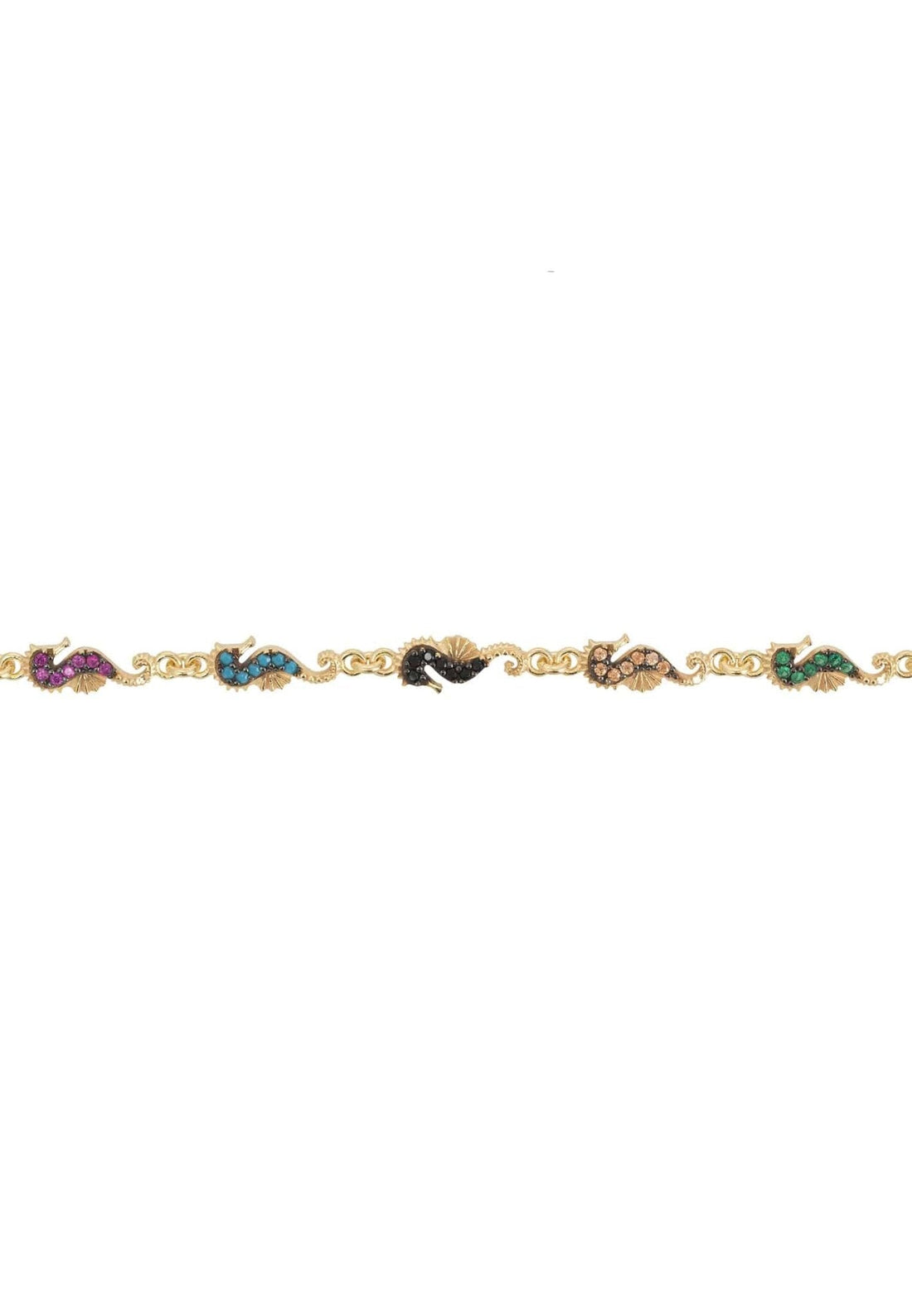 Seahorses Bracelet Gold