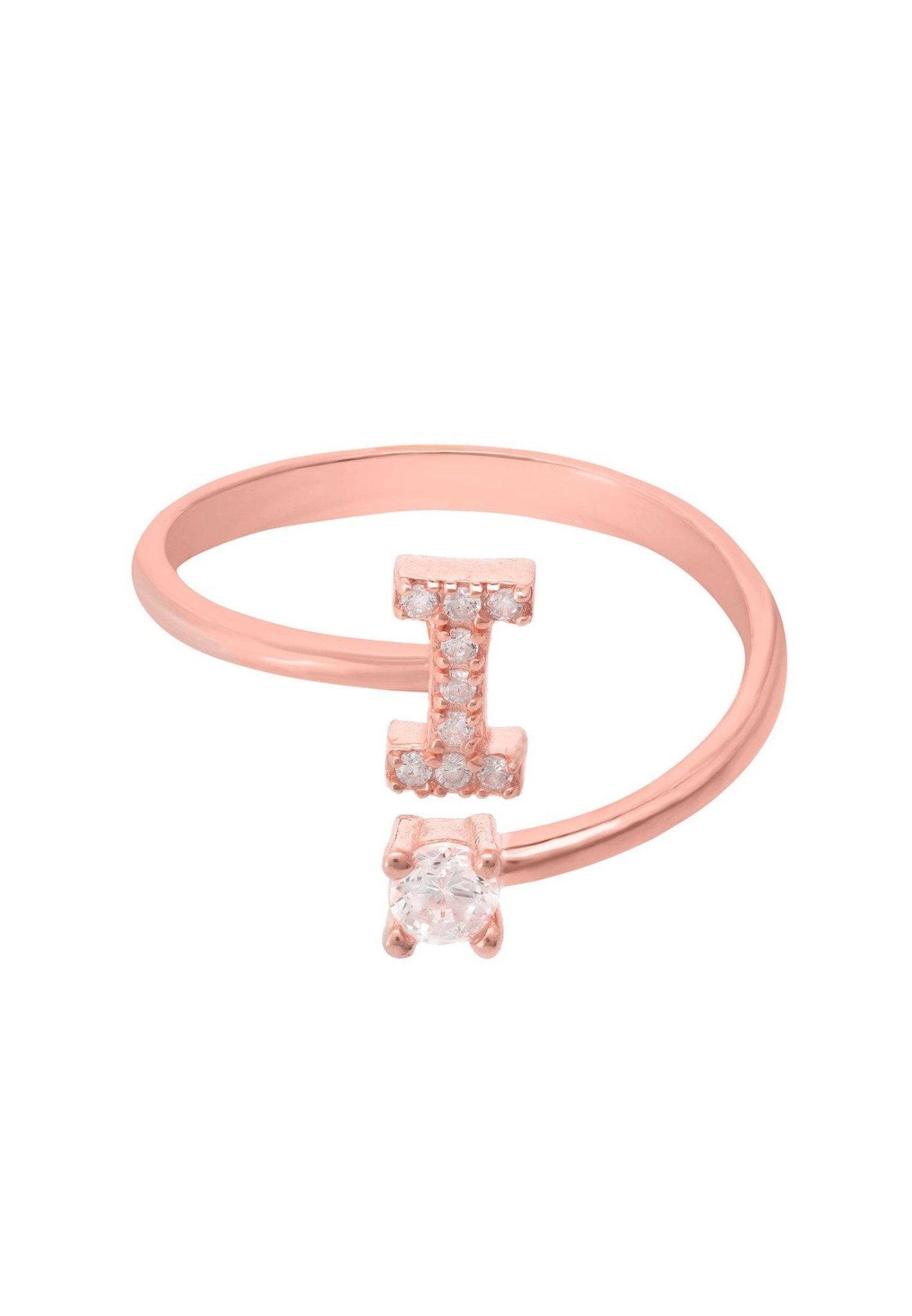 Initial Ring Rosegold I