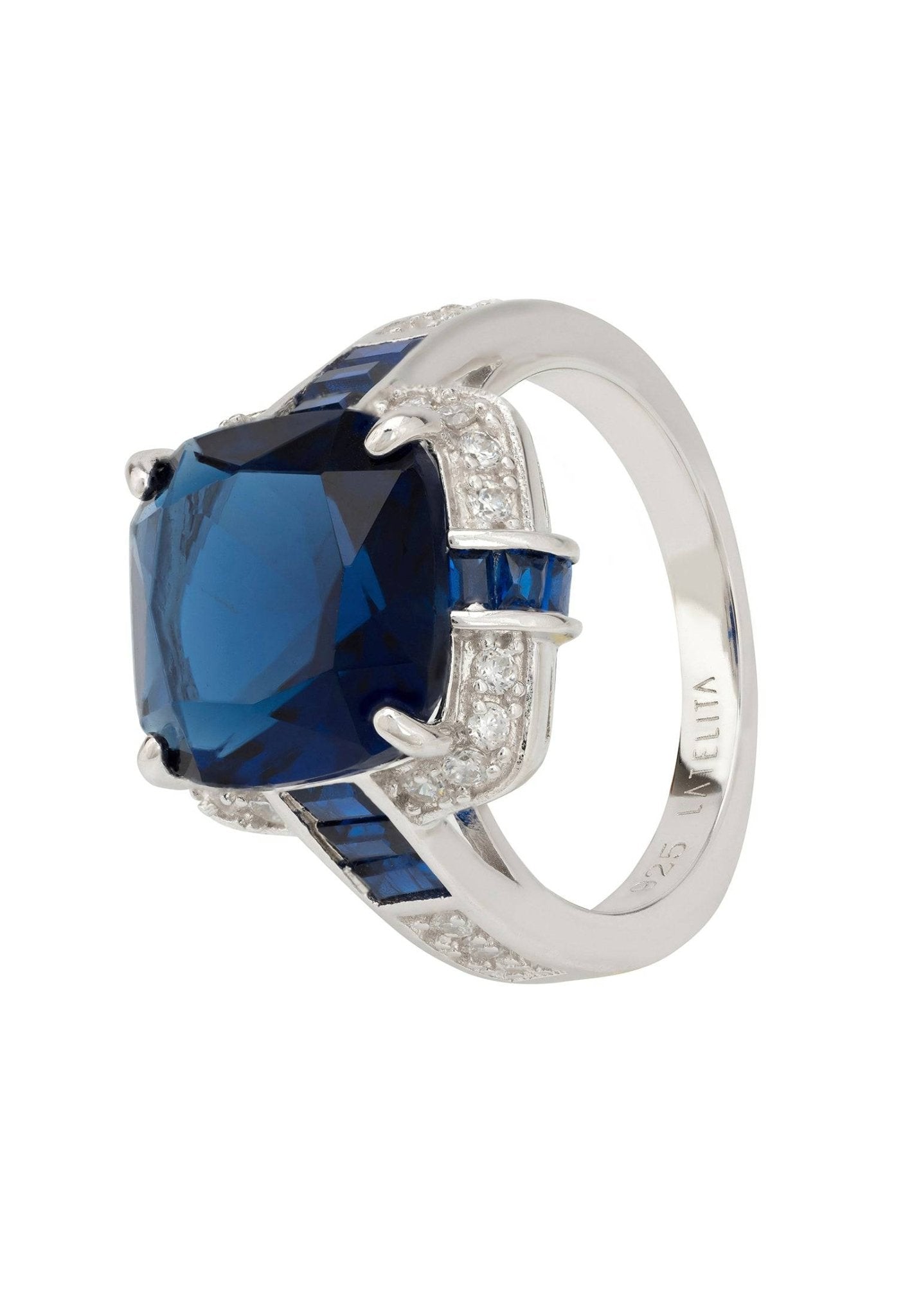 Windsor Silver Ring Sapphire