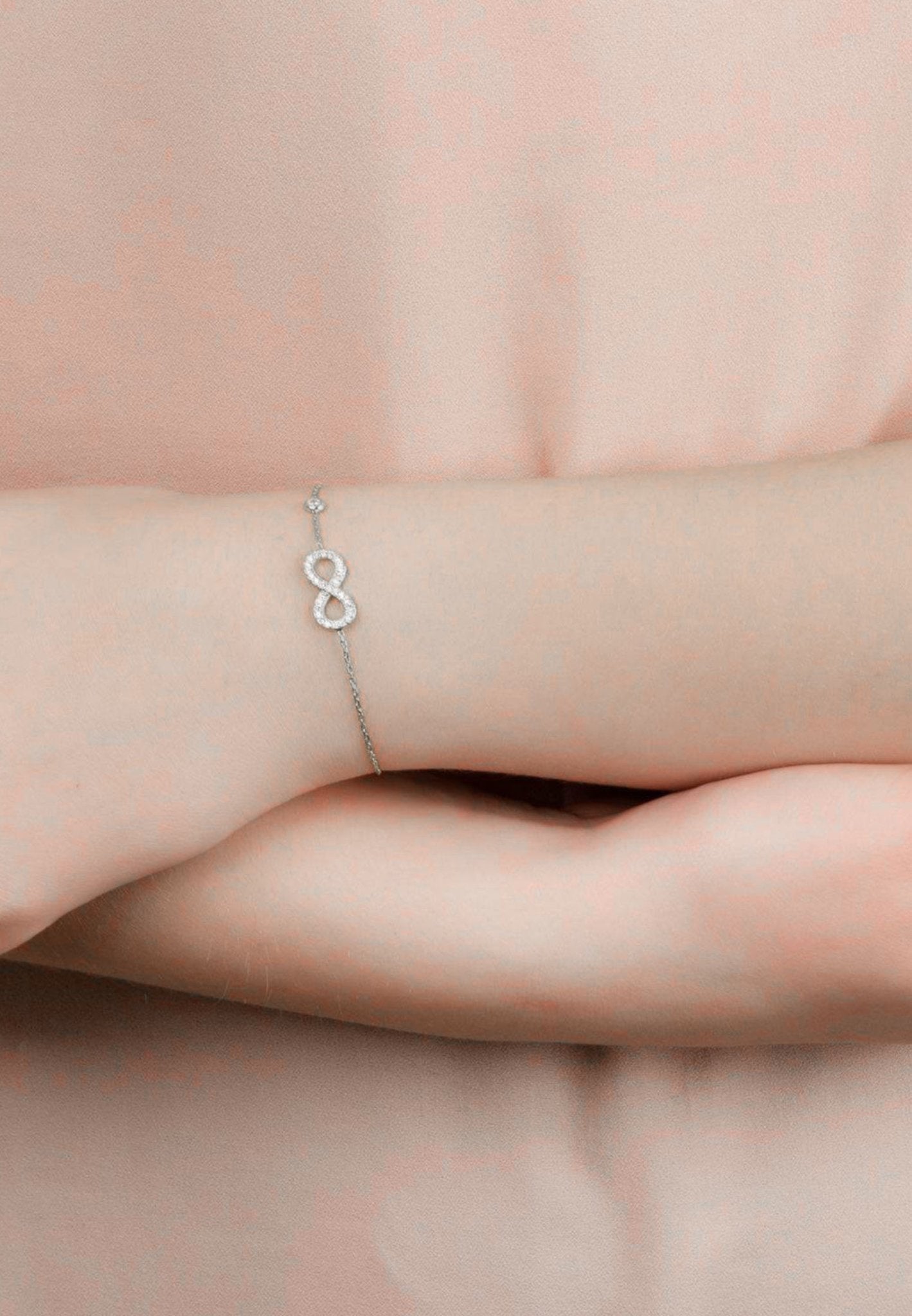 Eternity Infinity Bracelet Silver