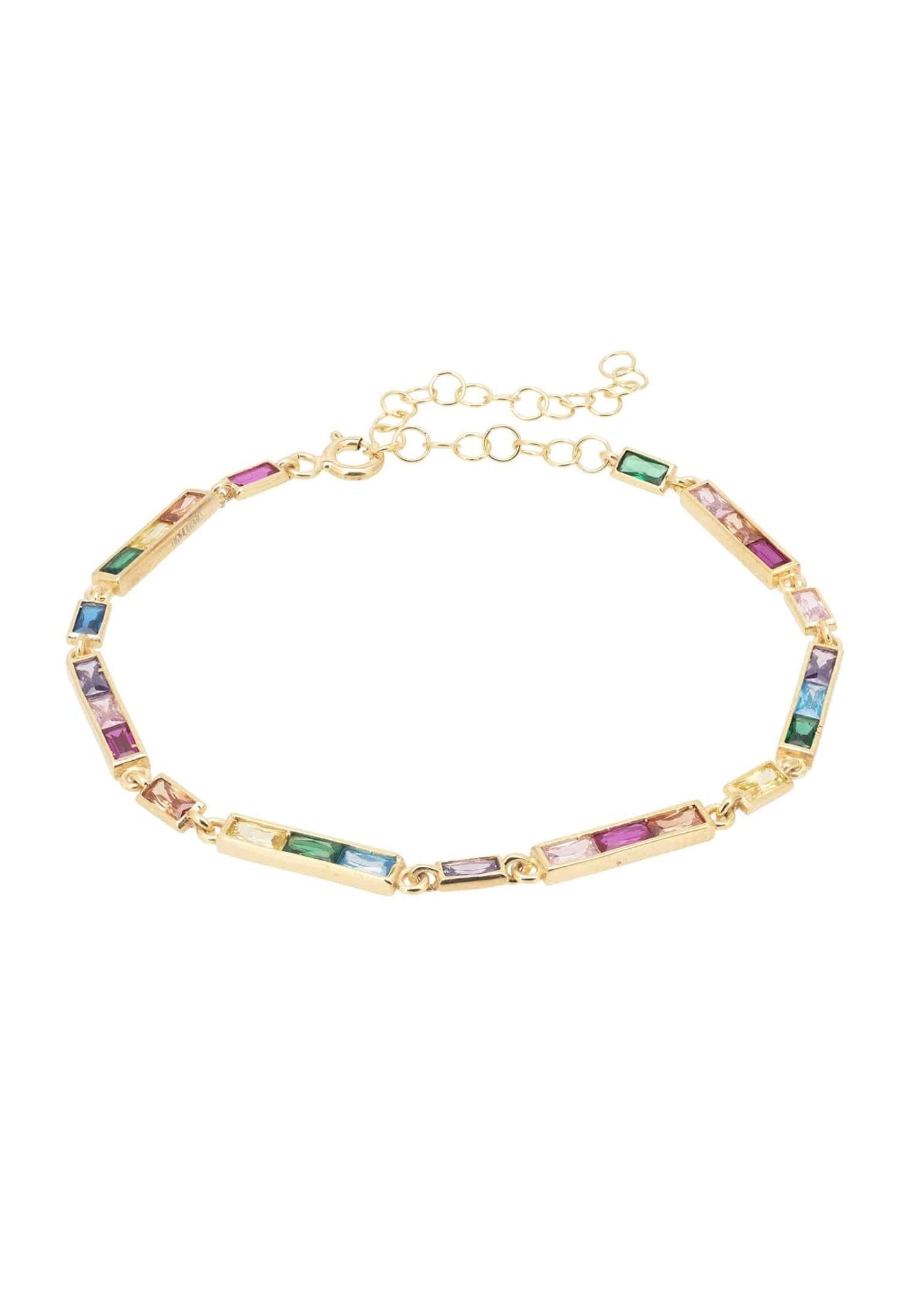 Riviera Multicoloured Gemstone Bracelet