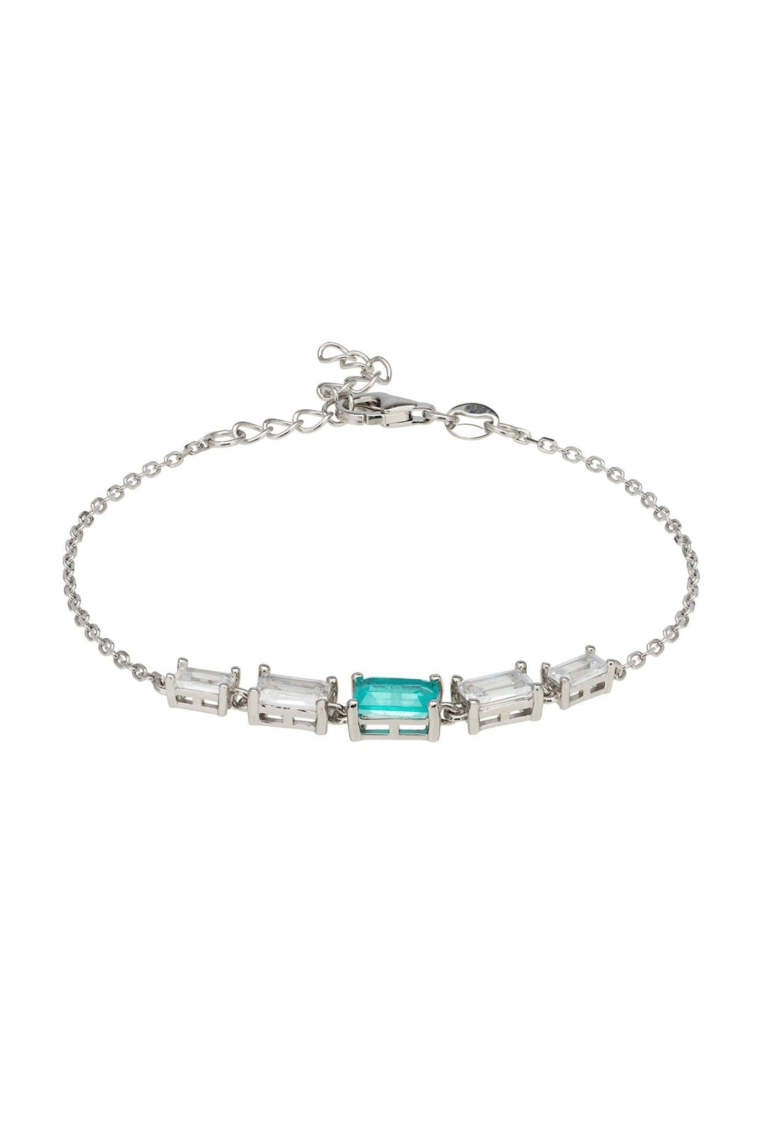 Clara Gemstone Bracelets Silver Paraiba Tourmaline