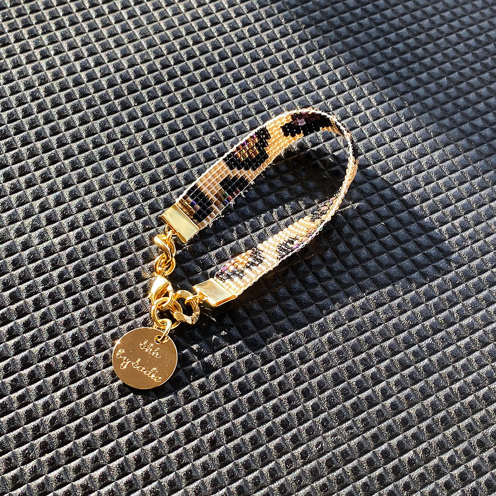 Skinny Leopard Print Bracelet