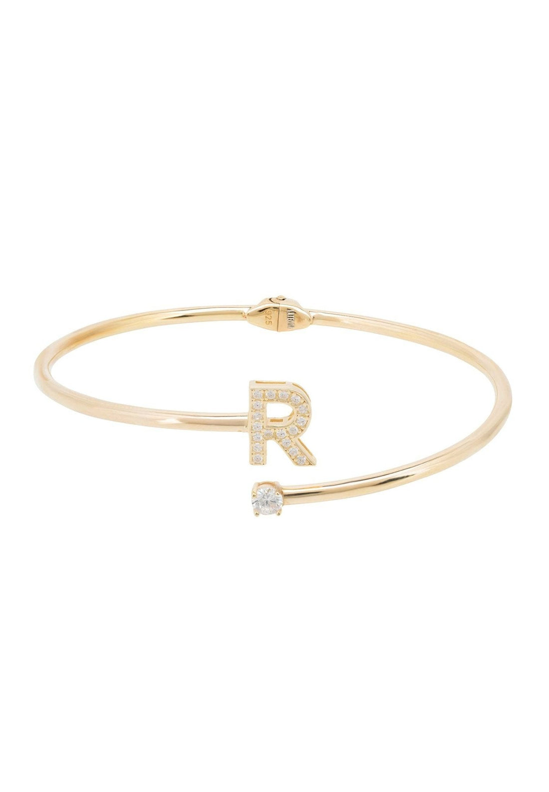 Initial Bangle Gold R