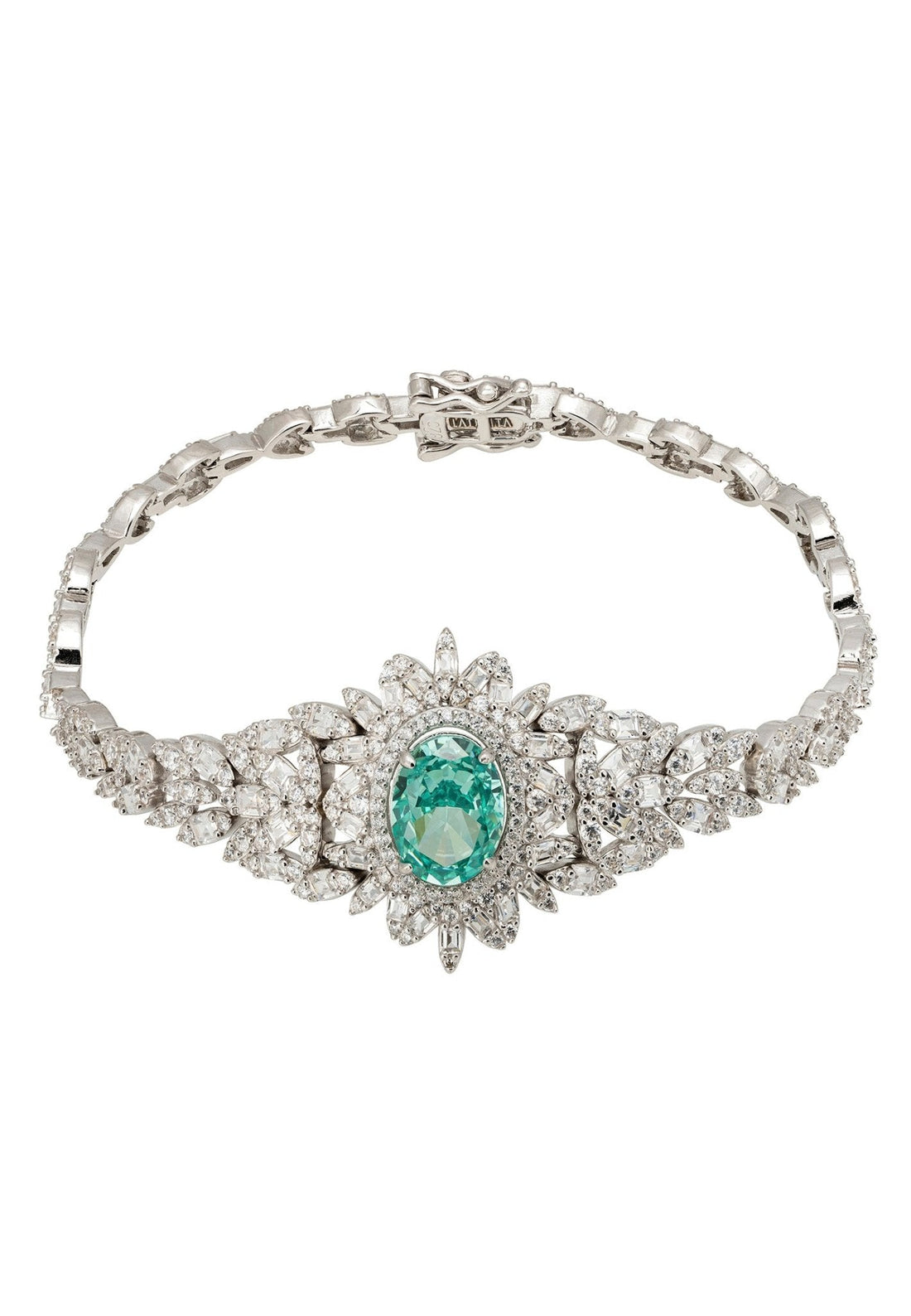 Soraya Statement Bracelet Aquamarine