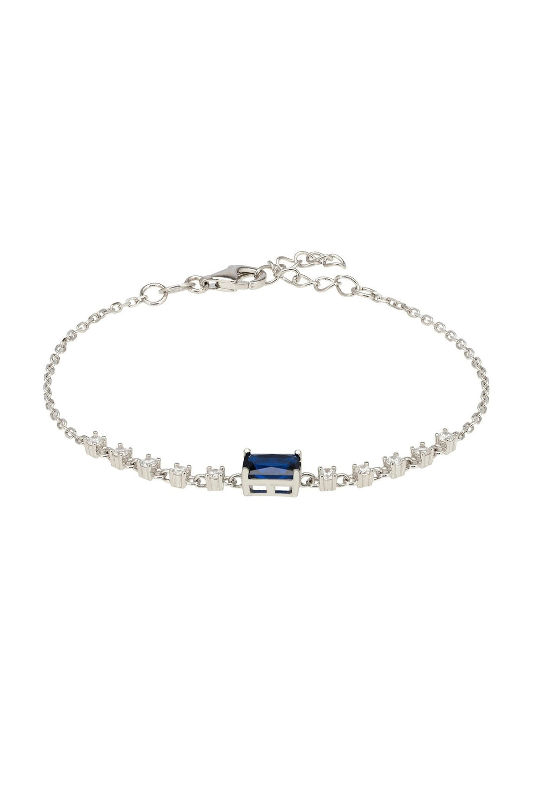 Claudia Gemstone Bracelet Silver Sapphire