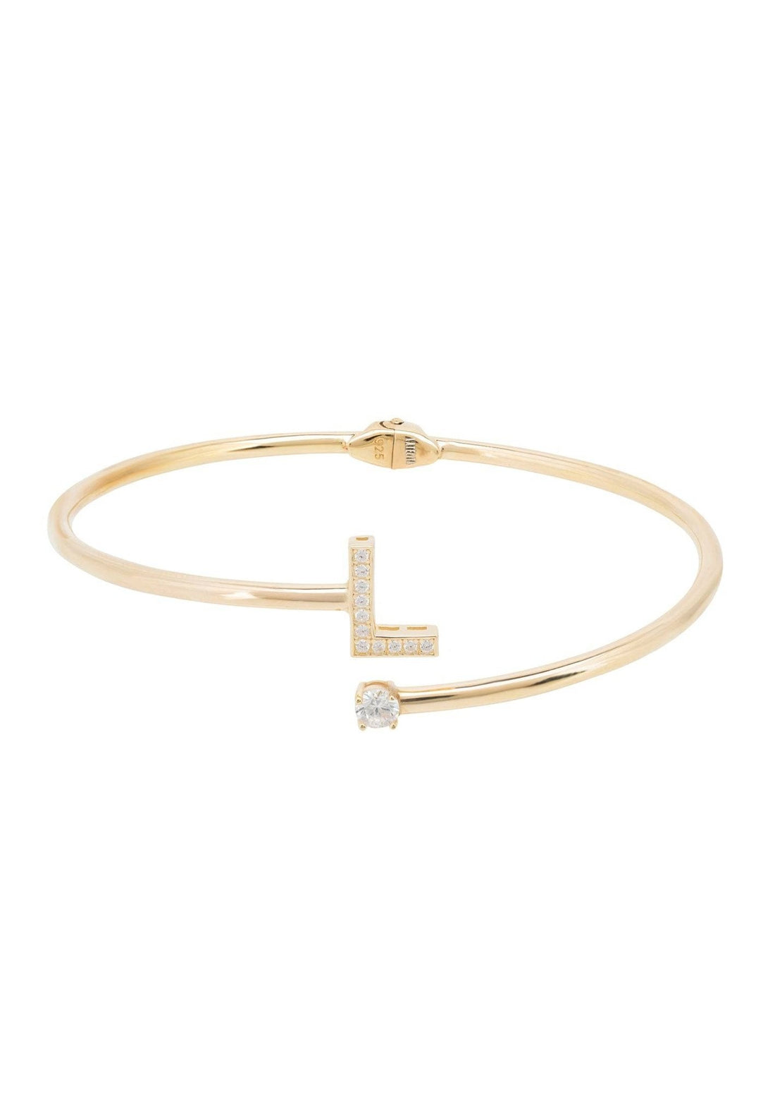 Initial Bangle Gold L