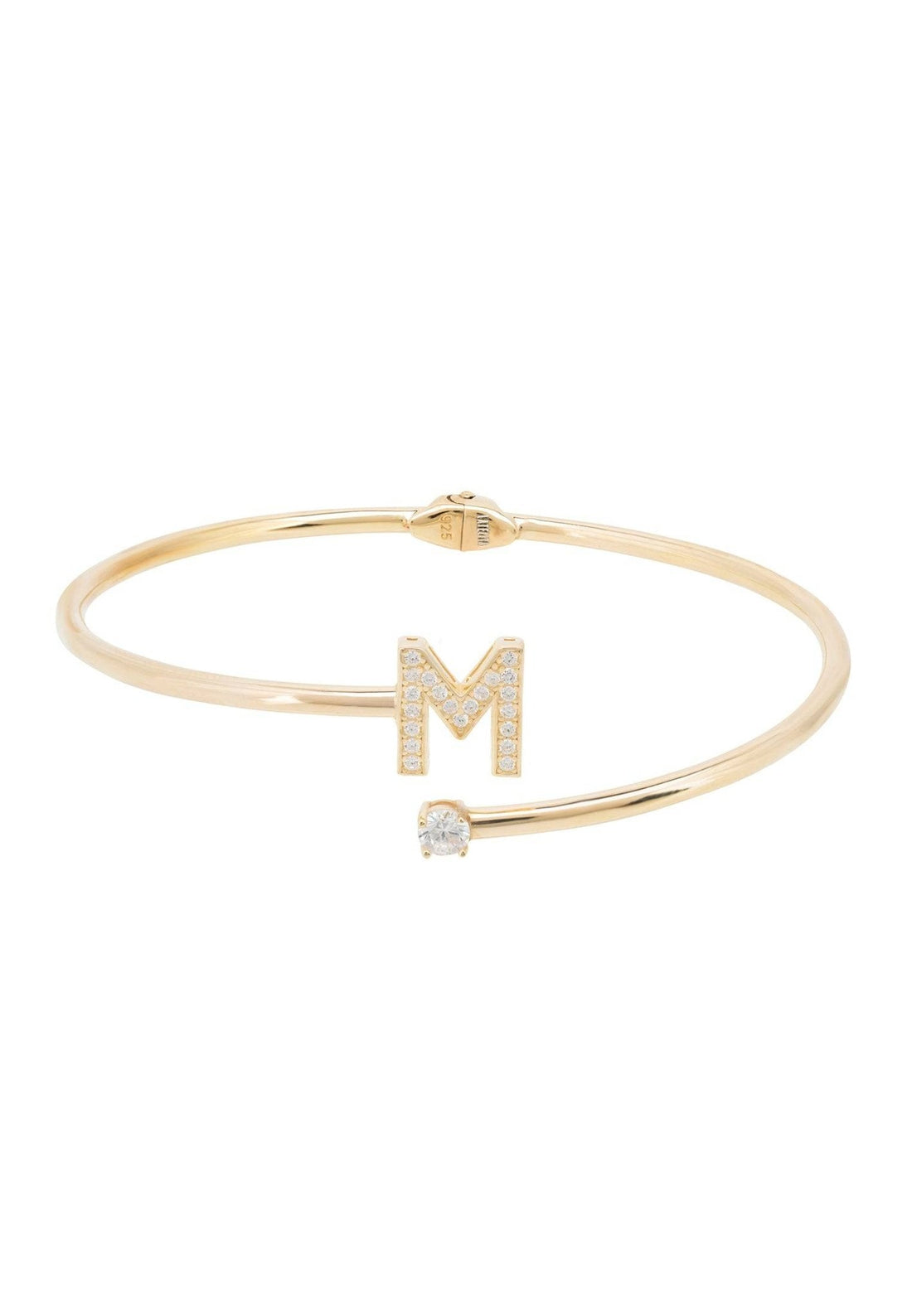 Initial Bangle Gold M