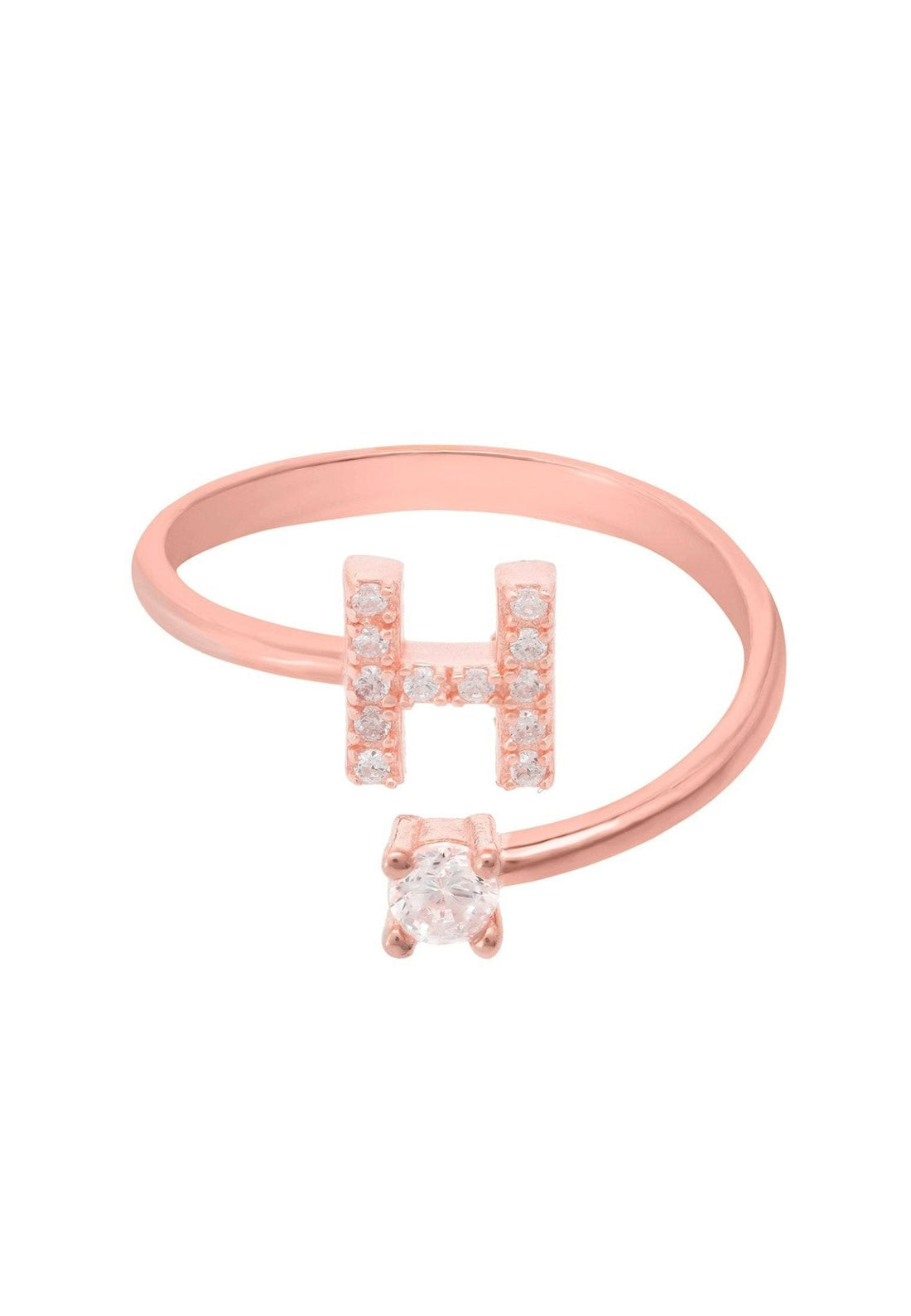 Initial Ring Rosegold H