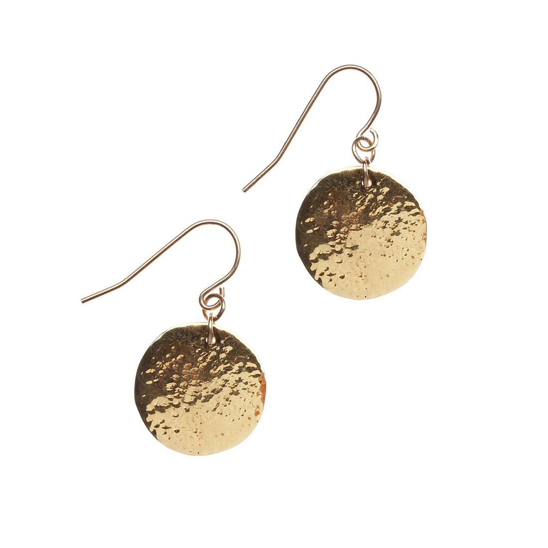 Hammered Coin Earrings