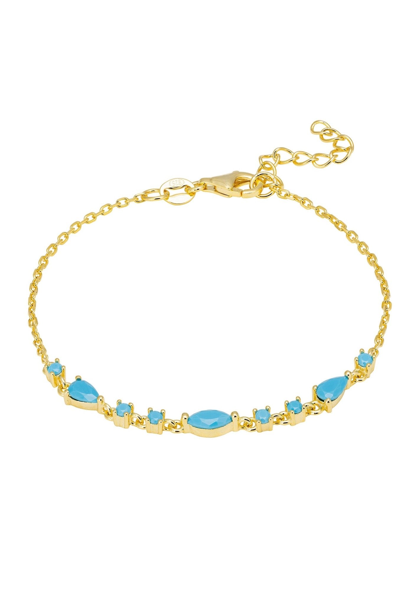 Olivia Bracelet Turquoise Gold